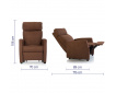 Fauteuil relaxation CARACAS manuel