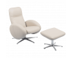 Fauteuil relax design avec repose-pieds FEROE