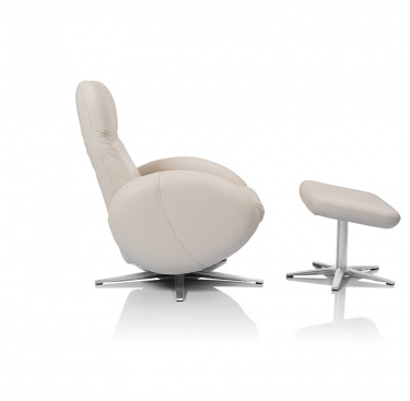 Fauteuil relax design avec repose-pieds FEROE