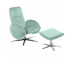 Fauteuil relax design avec repose-pieds FEROE