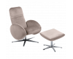 Fauteuil relax design avec repose-pieds FEROE