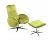 Fauteuil relax design avec repose-pieds FEROE