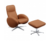 Fauteuil relax design avec repose-pieds FEROE