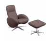 Fauteuil relax design avec repose-pieds FEROE