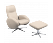 Fauteuil relax design avec repose-pieds FEROE