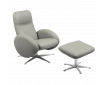 Fauteuil relax design avec repose-pieds FEROE