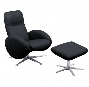 Fauteuil relax design avec repose-pieds FEROE