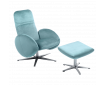 Fauteuil relax design avec repose-pieds FEROE