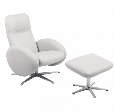 Fauteuil relax design avec repose-pieds FEROE