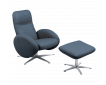 Fauteuil relax design avec repose-pieds FEROE