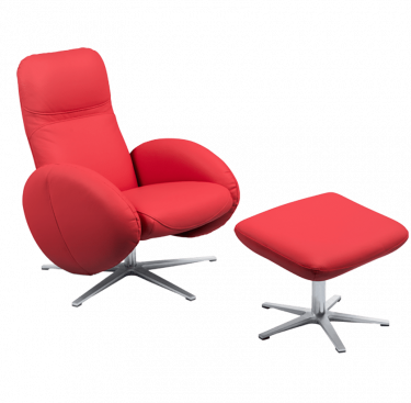 Fauteuil relax design avec repose-pieds FEROE