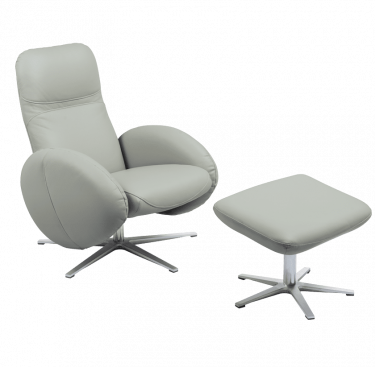 Fauteuil relax design avec repose-pieds FEROE