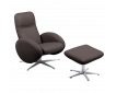 Fauteuil relax design avec repose-pieds FEROE