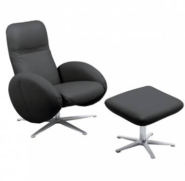 Fauteuil relax design avec repose-pieds FEROE