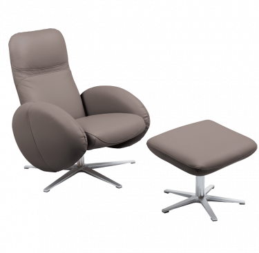 Fauteuil relax design avec repose-pieds FEROE