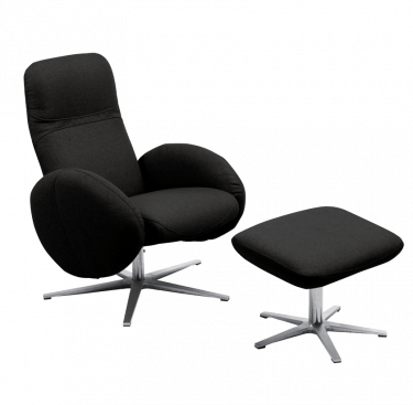 Fauteuil relax design avec repose-pieds FEROE