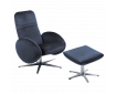 Fauteuil relax design avec repose-pieds FEROE