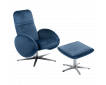 Fauteuil relax design avec repose-pieds FEROE