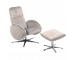 Fauteuil relax design avec repose-pieds FEROE