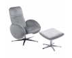 Fauteuil relax design avec repose-pieds FEROE