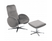 Fauteuil relax design avec repose-pieds FEROE