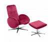 Fauteuil relax design avec repose-pieds FEROE