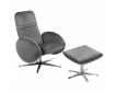 Fauteuil relax design avec repose-pieds FEROE