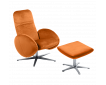 Fauteuil relax design avec repose-pieds FEROE