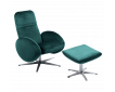 Fauteuil relax design avec repose-pieds FEROE