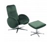 Fauteuil relax design avec repose-pieds FEROE