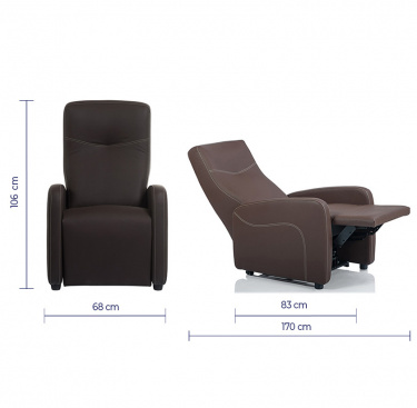 Fauteuil relax 1 moteur HAWAI