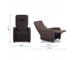 Fauteuil relax 1 moteur HAWAI