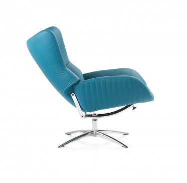 Fauteuil relax design avec repose-pieds STOCKHOLM