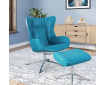 Fauteuil relax design avec repose-pieds STOCKHOLM