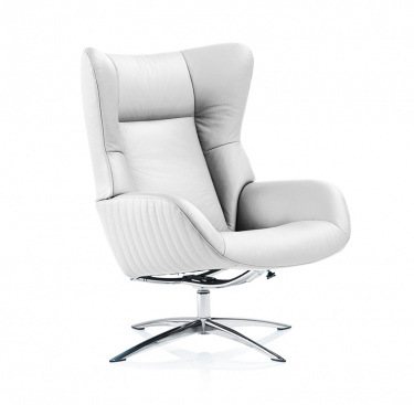 Fauteuil relax design avec repose-pieds STOCKHOLM