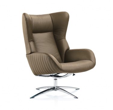 Fauteuil relax design avec repose-pieds STOCKHOLM