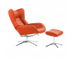 Fauteuil relax design avec repose-pieds STOCKHOLM