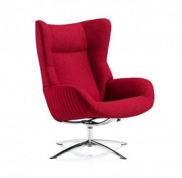 Fauteuil relax design avec repose-pieds STOCKHOLM