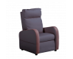 Fauteuil relaxation 1 moteur cuir bicolore FIDJI