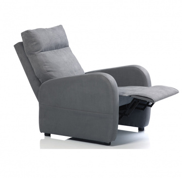 Fauteuil relaxation 1 moteur cuir bicolore FIDJI