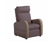 Fauteuil relaxation 2 moteurs cuir bicolore FIDJI