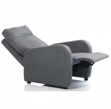 Fauteuil relaxation 2 moteurs cuir bicolore FIDJI