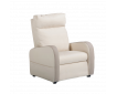 Fauteuil relaxation manuel cuir bicolore FIDJI