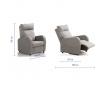 Fauteuil relaxation manuel FIDJI