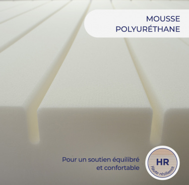 Matelas mousse et mémoire de forme Luna